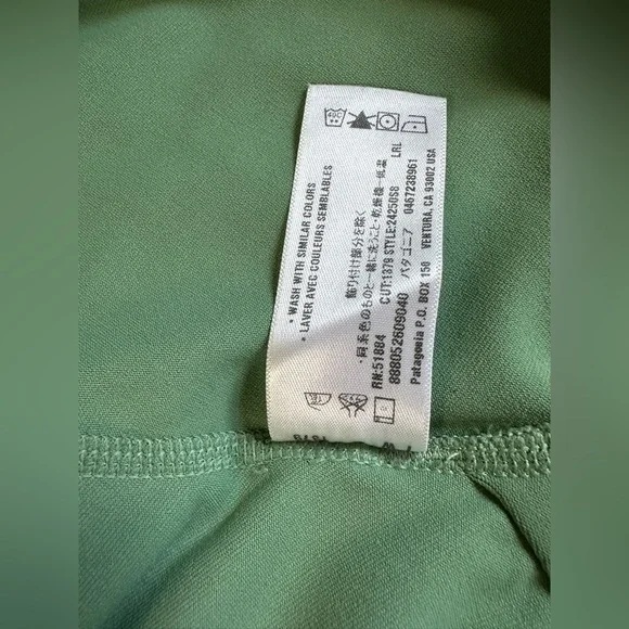Patagonia Tank Top Sports Running Athletic workout woman’s size Medium Green - Picture 8 of 9